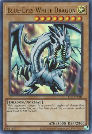 Blue-Eyes White Dragon (25th Anniversary) [LOB-EN001] Ultra Rare - Yu-Gi-Oh! - Card Brawlers | Quebec | Canada |