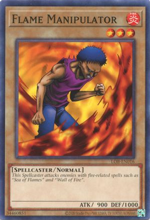 Flame Manipulator (25th Anniversary) [LOB-EN016] Common - Yu-Gi-Oh! - Card Brawlers | Quebec | Canada |