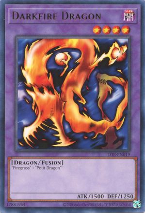 Darkfire Dragon (25th Anniversary) [LOB-EN019] Rare - Yu-Gi-Oh! - Card Brawlers | Quebec | Canada |