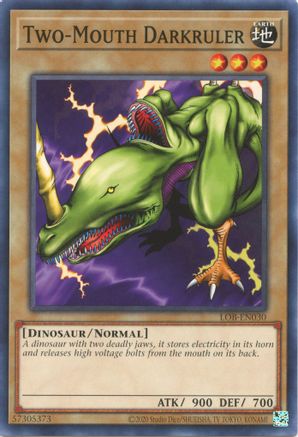 Two-Mouth Darkruler (25th Anniversary) [LOB-EN030] Common - Yu-Gi-Oh! - Card Brawlers | Quebec | Canada |