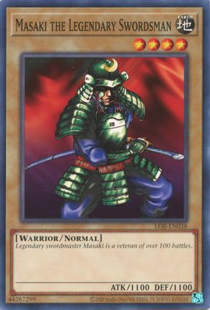 Masaki the Legendary Swordsman (25th Anniversary) [LOB-EN038] Common - Yu-Gi-Oh! - Card Brawlers | Quebec | Canada |