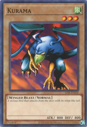 Kurama (25th Anniversary) [LOB-EN039] Common - Yu-Gi-Oh! - Card Brawlers | Quebec | Canada |