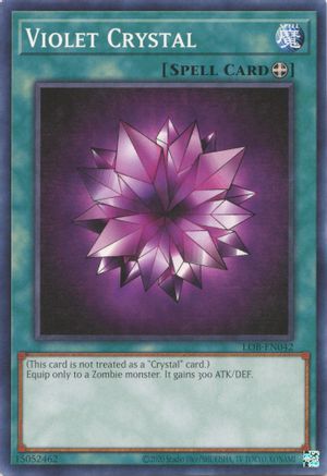 Violet Crystal (25th Anniversary) [LOB-EN042] Common - Yu-Gi-Oh! - Card Brawlers | Quebec | Canada |
