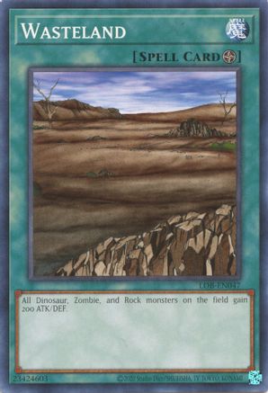 Wasteland (25th Anniversary) [LOB-EN047] Common - Yu-Gi-Oh! - Card Brawlers | Quebec | Canada |