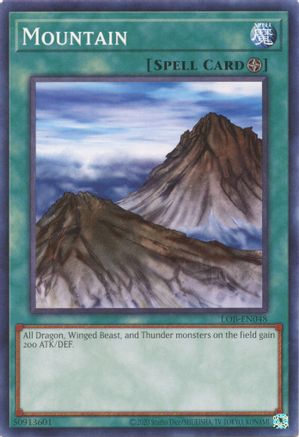 Mountain (25th Anniversary) [LOB-EN048] Common - Yu-Gi-Oh! - Card Brawlers | Quebec | Canada |
