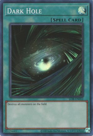 Dark Hole (25th Anniversary) [LOB-EN052] Super Rare - Yu-Gi-Oh! - Card Brawlers | Quebec | Canada |