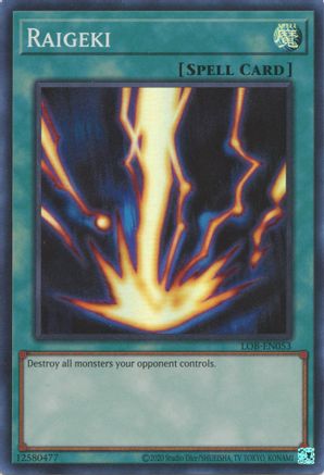 Raigeki (25th Anniversary) [LOB-EN053] Super Rare - Yu-Gi-Oh! - Card Brawlers | Quebec | Canada |