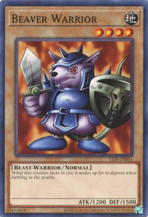 Beaver Warrior (25th Anniversary) [LOB-EN064] Common - Yu-Gi-Oh! - Card Brawlers | Quebec | Canada |