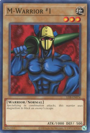 M-Warrior #1 (25th Anniversary) [LOB-EN076] Common - Yu-Gi-Oh! - Card Brawlers | Quebec | Canada |