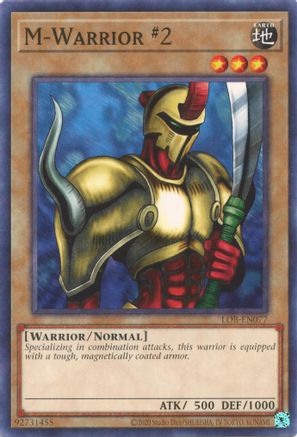 M-Warrior #2 (25th Anniversary) [LOB-EN077] Common - Yu-Gi-Oh! - Card Brawlers | Quebec | Canada |