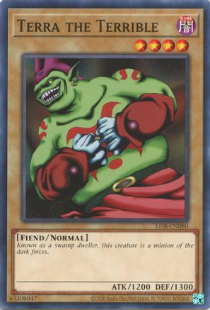 Terra the Terrible (25th Anniversary) [LOB-EN080] Common - Yu-Gi-Oh! - Card Brawlers | Quebec | Canada |