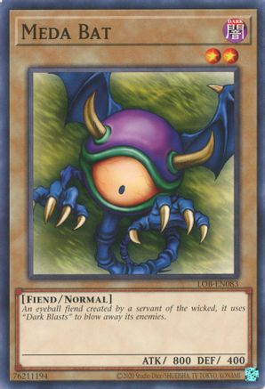 Meda Bat (25th Anniversary) [LOB-EN083] Common - Yu-Gi-Oh! - Card Brawlers | Quebec | Canada |