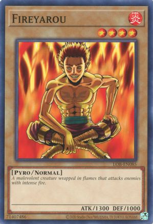 Fireyarou (25th Anniversary) [LOB-EN085] Common - Yu-Gi-Oh! - Card Brawlers | Quebec | Canada |