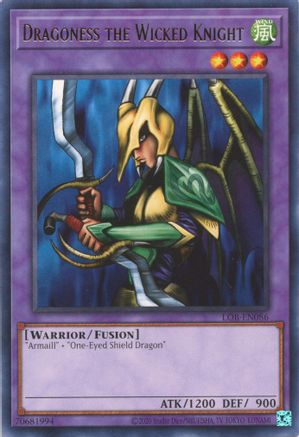 Dragoness the Wicked Knight (25th Anniversary) [LOB-EN086] Rare - Yu-Gi-Oh! - Card Brawlers | Quebec | Canada |
