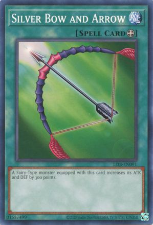 Silver Bow and Arrow (25th Anniversary) [LOB-EN091] Common - Yu-Gi-Oh! - Card Brawlers | Quebec | Canada |