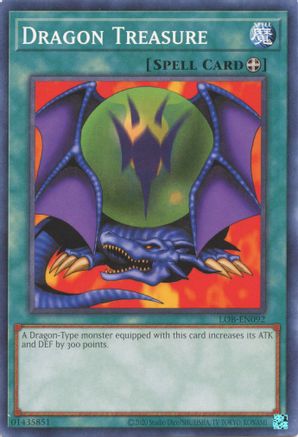 Dragon Treasure (25th Anniversary) [LOB-EN092] Common - Yu-Gi-Oh! - Card Brawlers | Quebec | Canada |