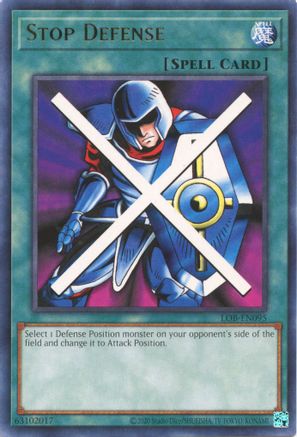 Stop Defense (25th Anniversary) [LOB-EN095] Rare - Yu-Gi-Oh! - Card Brawlers | Quebec | Canada |