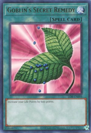 Goblin's Secret Remedy (25th Anniversary) [LOB-EN099] Rare - Yu-Gi-Oh! - Card Brawlers | Quebec | Canada |