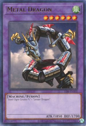 Metal Dragon (25th Anniversary) [LOB-EN102] Rare - Yu-Gi-Oh! - Card Brawlers | Quebec | Canada |