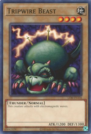 Tripwire Beast (25th Anniversary) [LOB-EN104] Common - Yu-Gi-Oh! - Card Brawlers | Quebec | Canada |