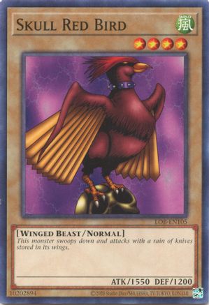 Skull Red Bird (25th Anniversary) [LOB-EN105] Common - Yu-Gi-Oh! - Card Brawlers | Quebec | Canada |