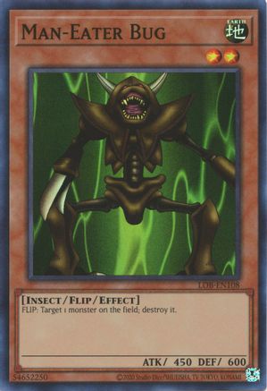 Man-Eater Bug (25th Anniversary) [LOB-EN108] Super Rare - Yu-Gi-Oh! - Card Brawlers | Quebec | Canada |