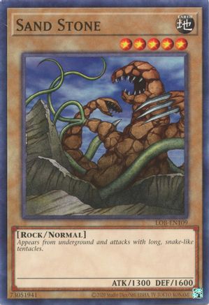Sand Stone (25th Anniversary) [LOB-EN109] Common - Yu-Gi-Oh! - Card Brawlers | Quebec | Canada |