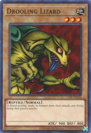 Drooling Lizard (25th Anniversary) [LOB-EN115] Common - Yu-Gi-Oh! - Card Brawlers | Quebec | Canada |