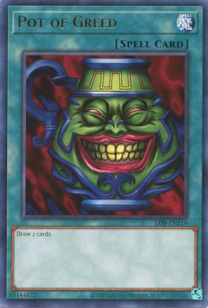 Pot of Greed (25th Anniversary) [LOB-EN119] Rare - Yu-Gi-Oh! - Card Brawlers | Quebec | Canada |