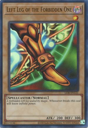 Left Leg of the Forbidden One (25th Anniversary) [LOB-EN121] Ultra Rare - Yu-Gi-Oh! - Card Brawlers | Quebec | Canada |