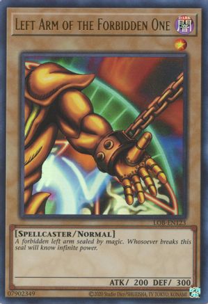 Left Arm of the Forbidden One (25th Anniversary) [LOB-EN123] Ultra Rare - Yu-Gi-Oh! - Card Brawlers | Quebec | Canada |