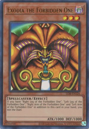 Exodia the Forbidden One (25th Anniversary) [LOB-EN124] Ultra Rare - Yu-Gi-Oh! - Card Brawlers | Quebec | Canada |