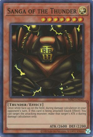 Sanga of the Thunder (25th Anniversary) [MRD-EN025] Super Rare - Yu-Gi-Oh! - Card Brawlers | Quebec | Canada |