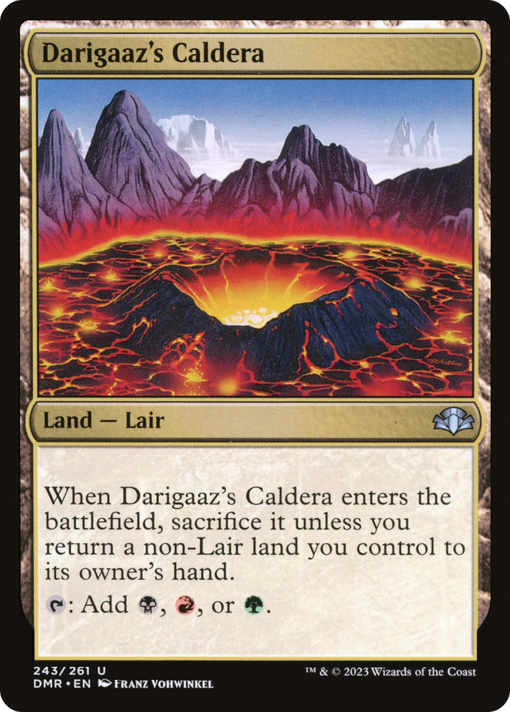 Darigaaz's Caldera [Dominaria Remastered] - Magic: The Gathering - Card Brawlers | Quebec | Canada |