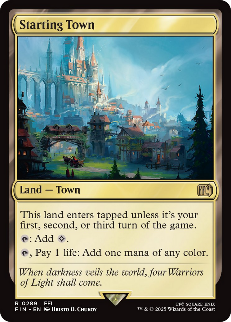 Starting Town [FINAL FANTASY] - Magic: The Gathering - Card Brawlers | Quebec | Canada |
