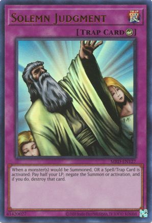 Solemn Judgment (25th Anniversary) [MRD-EN127] Ultra Rare - Yu-Gi-Oh! - Card Brawlers | Quebec | Canada |