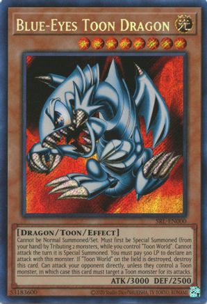 Blue-Eyes Toon Dragon (25th Anniversary) [SRL-EN000] Secret Rare - Yu-Gi-Oh! - Card Brawlers | Quebec | Canada |