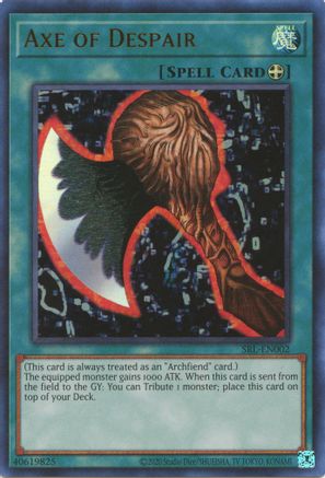 Axe of Despair (25th Anniversary) [SRL-EN002] Ultra Rare - Yu-Gi-Oh! - Card Brawlers | Quebec | Canada |