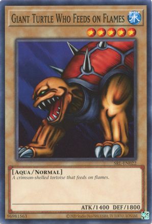 Giant Turtle Who Feeds on Flames (25th Anniversary) [SRL-EN022] Common - Yu-Gi-Oh! - Card Brawlers | Quebec | Canada |