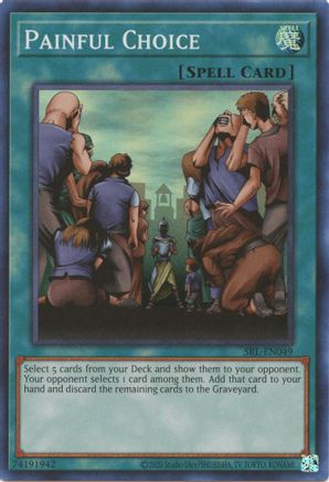Painful Choice (25th Anniversary) [SRL-EN049] Super Rare - Yu-Gi-Oh! - Card Brawlers | Quebec | Canada |