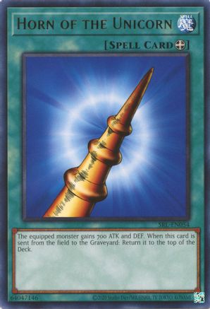 Horn of the Unicorn (25th Anniversary) [SRL-EN054] Rare - Yu-Gi-Oh! - Card Brawlers | Quebec | Canada |
