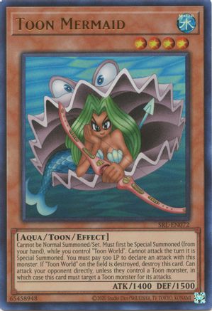 Toon Mermaid (25th Anniversary) [SRL-EN072] Ultra Rare - Yu-Gi-Oh! - Card Brawlers | Quebec | Canada |