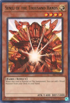 Senju of the Thousand Hands (25th Anniversary) [SRL-EN080] Rare - Yu-Gi-Oh! - Card Brawlers | Quebec | Canada |