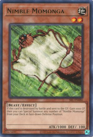 Nimble Momonga (25th Anniversary) [SRL-EN086] Rare - Yu-Gi-Oh! - Card Brawlers | Quebec | Canada |