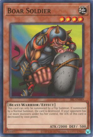 Boar Soldier (25th Anniversary) [SRL-EN089] Common - Yu-Gi-Oh! - Card Brawlers | Quebec | Canada |