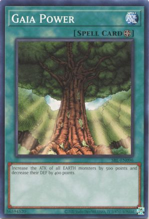 Gaia Power (25th Anniversary) [SRL-EN096] Common - Yu-Gi-Oh! - Card Brawlers | Quebec | Canada |