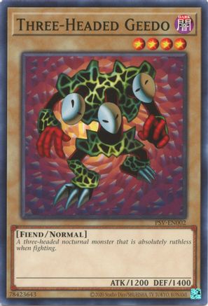 Three-Headed Geedo (25th Anniversary) [PSV-EN002] Common - Yu-Gi-Oh! - Card Brawlers | Quebec | Canada |