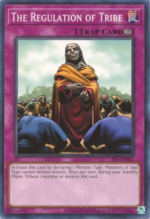 The Regulation of Tribe (25th Anniversary) [PSV-EN027] Common - Yu-Gi-Oh! - Card Brawlers | Quebec | Canada |
