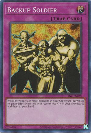 Backup Soldier (25th Anniversary) [PSV-EN028] Super Rare - Yu-Gi-Oh! - Card Brawlers | Quebec | Canada |