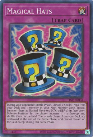 Magical Hats (25th Anniversary) [PSV-EN033] Super Rare - Yu-Gi-Oh! - Card Brawlers | Quebec | Canada |